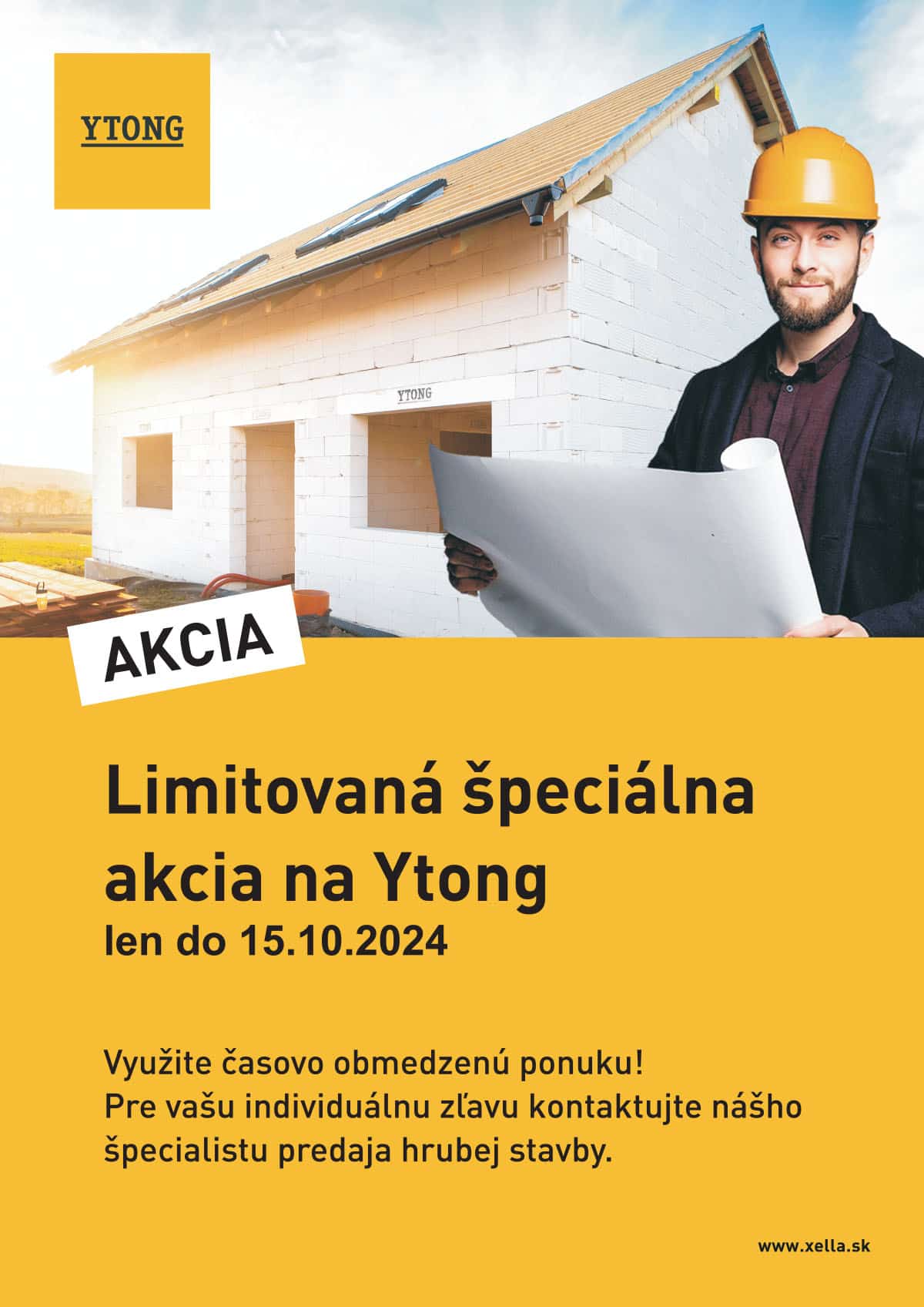 ibv - xella akcia 2024 - Limitovaná špeciálna akcia na Ytong - len do 15. 10. 2024!