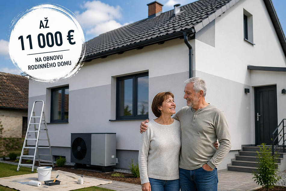 Až 11 000 € na obnovu rodinného domu pre domácnosti s nižšími príjmami ibv - obnov dom 2026 - Až 11 000 € na obnovu rodinného domu pre domácnosti s nižšími príjmami